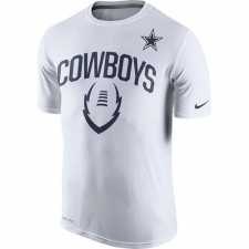NFL Dallas Cowboys Nike Legend Icon Performance T-Shirt - White