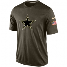 NFL Dallas Cowboys Nike Olive Salute To Service KO Performance Dri-FIT T-Shirt