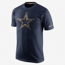 NFL Men's Dallas Cowboys Nike Navy Championship Drive Gold Collection Performance T-Shirt