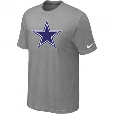 Nike Dallas Cowboys Sideline Legend Authentic Logo Dri-FIT NFL T-Shirt - Light Grey