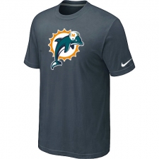 Nike Miami Dolphins Sideline Legend Authentic Logo Dri-FIT NFL T-Shirt - Steel Grey