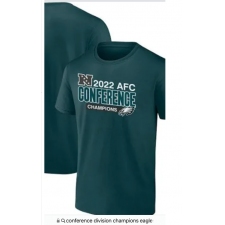 Men's Philadelphia Eagles Fanatics Branded Midnight Green 2022 NFC East Division T-Shirt