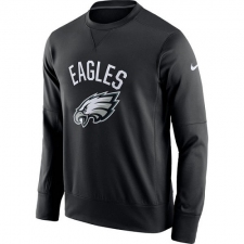 NFL Men's Philadelphia Eagles Nike Black Sideline Circuit Performance Sweatshirt