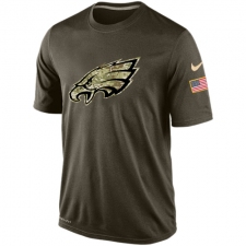 NFL Philadelphia Eagles Nike Olive Salute To Service KO Performance Dri-FIT T-Shirt