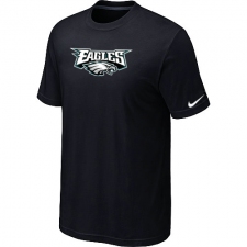 Nike Philadelphia Eagles Authentic Logo NFL T-Shirt - Black