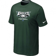 Nike Philadelphia Eagles Critical Victory NFL T-Shirt - Dark Green