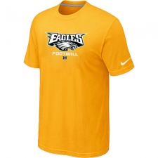 Nike Philadelphia Eagles Critical Victory NFL T-Shirt - Yellow
