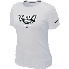Nike Philadelphia Eagles Women's Critical Victory NFL T-Shirt - White