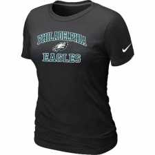 Nike Philadelphia Eagles Women's Heart & Soul NFL T-Shirt - Black