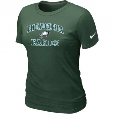 Nike Philadelphia Eagles Women's Heart & Soul NFL T-Shirt - Dark Green