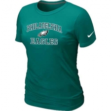 Nike Philadelphia Eagles Women's Heart & Soul NFL T-Shirt - Light Green