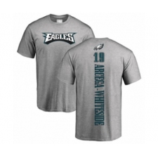 Philadelphia Eagles #19 JJ Arcega-Whiteside Ash Backer T-Shirt