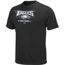 Philadelphia Eagles Big & Tall Critical Victory NFL T-Shirt - Black
