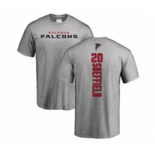 Football Atlanta Falcons #20 Kendall Sheffield Ash Backer T-Shirt