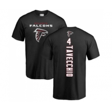 Football Atlanta Falcons #4 Giorgio Tavecchio Black Backer T-Shirt