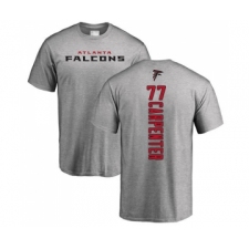 Football Atlanta Falcons #77 James Carpenter Ash Backer T-Shirt