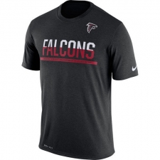 NFL Men's Atlanta Falcons Nike Black Team Practice Legend Performance T-Shirt
