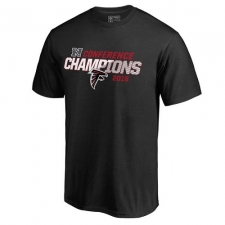 NFL Men's Atlanta Falcons Pro Line by Fanatics Branded Black 2016 NFC Conference Champions Striped T-Shirt