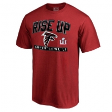 NFL Men's Atlanta Falcons Pro Line by Fanatics Branded Red Super Bowl LI Bound Go T-Shirt