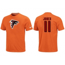 Nike Atlanta Falcons #11 Julio Jones Name & Number NFL T-Shirt - Orange