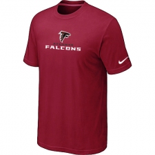 Nike Atlanta Falcons Authentic Logo NFL T-Shirt - Red