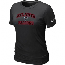 Nike Atlanta Falcons Women's Heart & Soul NFL T-Shirt - Black