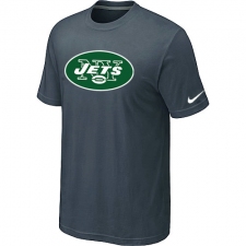 Nike New York Jets Sideline Legend Authentic Logo Dri-FIT NFL T-Shirt - Steel Grey