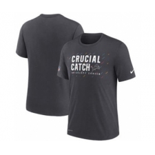 Men's Detroit Lions Charcoal 2021 Crucial Catch Performance T-Shirt