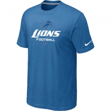 Nike Detroit Lions Critical Victory NFL T-Shirt - Light Blue
