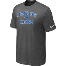 Nike Detroit Lions Heart & Soul NFL T-Shirt - Dark Grey