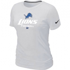 Nike Detroit Lions Women's Critical Victory NFL T-Shirt - White
