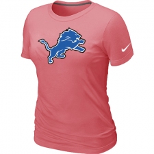 Nike Detroit Lions Women's Legend Logo Dri-FIT NFL T-Shirt - Pink