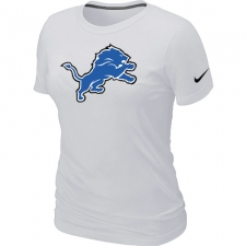 Nike Detroit Lions Women's Legend Logo Dri-FIT NFL T-Shirt - White