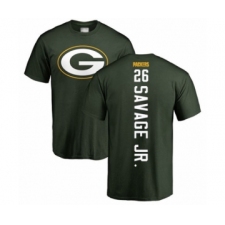 Football Green Bay Packers #26 Darnell Savage Jr. Green Backer T-Shirt