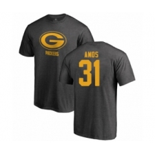 Football Green Bay Packers #31 Adrian Amos Ash One Color T-Shirt