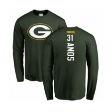 Football Green Bay Packers #31 Adrian Amos Green Backer Long Sleeve T-Shirt