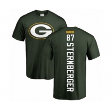 Football Green Bay Packers #87 Jace Sternberger Green Backer T-Shirt