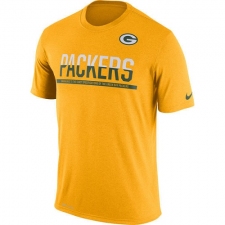 NFL Men's Green Bay Packers Nike Green Team Practice Legend Performance T-Shirt
