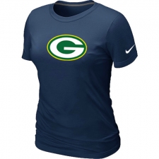 Nike Green Bay Packers Women's Legend Logo Dri-FIT NFL T-Shirt - Dark Blue