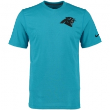NFL Men's Carolina Panthers Nike Blue Stadium Touch Performance T-Shirt