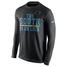 NFL Men's Carolina Panthers Nike Charcoal 2015 NFC South Division Champions Long Sleeve T-Shirt