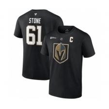 Men's Vegas Golden Knights #61 Mark Stone Black 2023 Stanley Cup Champions Name & Number T-Shirt