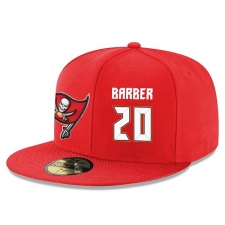 NFL Tampa Bay Buccaneers #20 Ronde Barber Stitched Snapback Adjustable Player Hat - Red/White