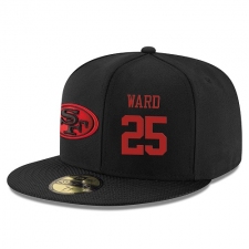 NFL San Francisco 49ers #25 Jimmie Ward Stitched Snapback Adjustable Player Rush Hat - Black/Red