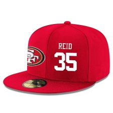 NFL San Francisco 49ers #35 Eric Reid Stitched Snapback Adjustable Player Hat - Red/White