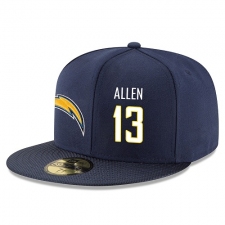 NFL Los Angeles Chargers #13 Keenan Allen Stitched Snapback Adjustable Player Rush Hat - Navy/White