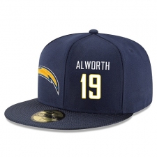 NFL Los Angeles Chargers #19 Lance Alworth Stitched Snapback Adjustable Player Rush Hat - Navy/White