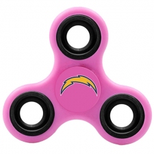 NFL Los Angeles Chargers 3 Way Fidget Spinner K27 - Pink