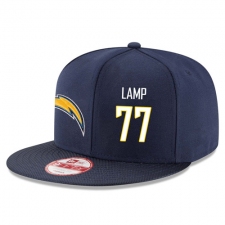 NFL Los Angeles Chargers #77 Forrest Lamp Stitched Snapback Adjustable Player Rush Hat - Navy/White