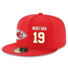 NFL Kansas City Chiefs #19 Joe Montana Stitched Snapback Adjustable Player Hat - Red/White